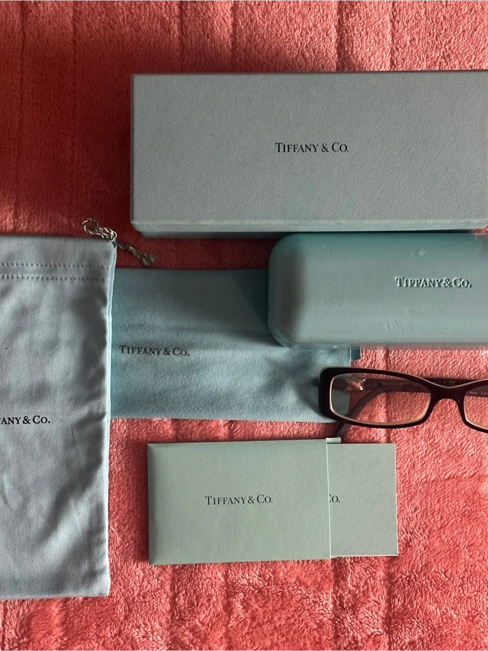 🩵 Authentic Tiffany & Co TF2016 8055 Eyeglasses Signature X Full Set 51-15-135 ✨